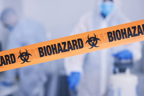 Professional Biohazard Cleanup technician working in Anahola, HI